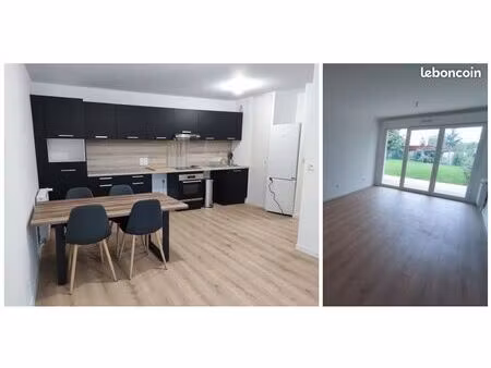 t3 meublé avec terrasse  grand jardin privatif et parking – dreux