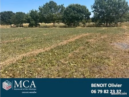 terrain 398 m² mornac sur seudre