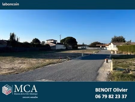 terrain 375 m² vaux sur mer