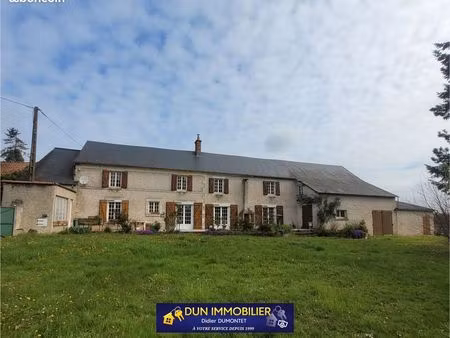 exclusif  saint martin d'auxigny  longère avec dépedendances et jardin