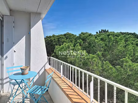 appartement t2 cabine de 30 m² avec extérieur et entièrement meublé