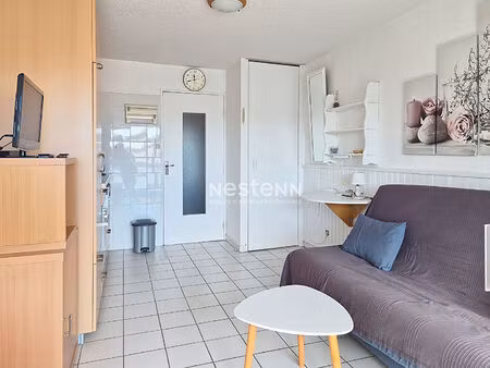 opportunite sur ageles sur mer / studio 26m2 dans residence avec piscine a deux pas des pl