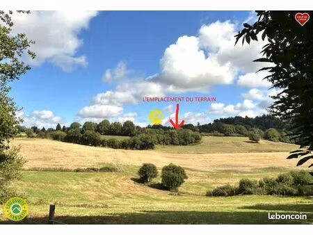 terrain constructible superbe vue
