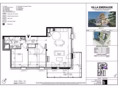 location appartement 3 pièces à épron (14610) : à louer 3 pièces / 62m² épron