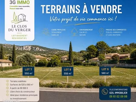 à saisir sans tarder – terrain prêt à bâtir dans le gard