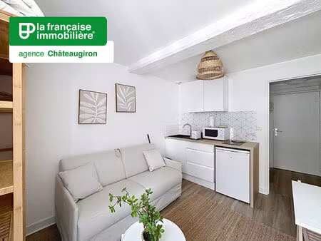 studio meublé  15.81 m2   chateaugiron