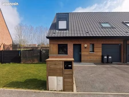 location maison semi-individuelle de 101 m² avec jardin et garage - marquette-lez-lille - 