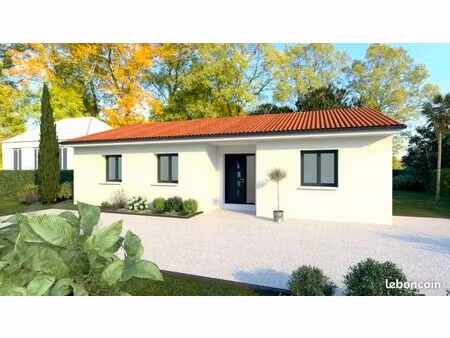 projet de construction nailloux centre  vue pyrénées  98m² de plein pied