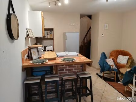 loue maison 2 pièces meublée 470