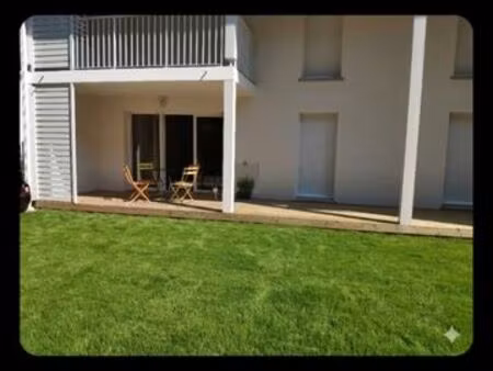 appartement 3 pièces en rez de jardin