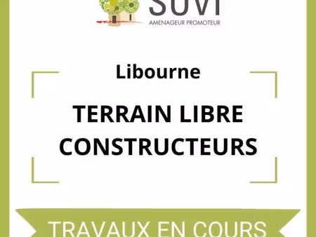 terrain 296 m² libourne