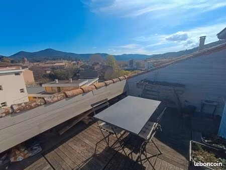 appartement 4 pièces  81m2  terrasse et cave