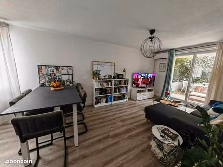 à louer – appartement t3 meublé avec jardin à léguevin – sans agence