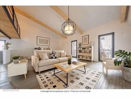 loft à louer de 80m²  t2 - chartrons  bordeaux 33000