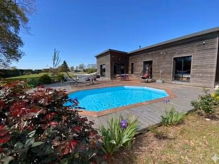 secteur rugles maison en ossature bois sur 6425 m2 env