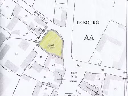 terrain constructible 734m2 à luzé