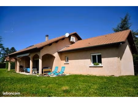 35 min de lyon/grenoble?spacieuse maison 174 m² - 4/5 ch - 1340m² constructible  au calme 