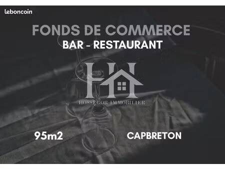 fond de commerce 95 m² capbreton