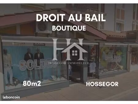 fonds de commerce 80 m² hossegor