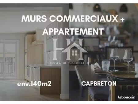 murs commerciaux 137 m² capbreton