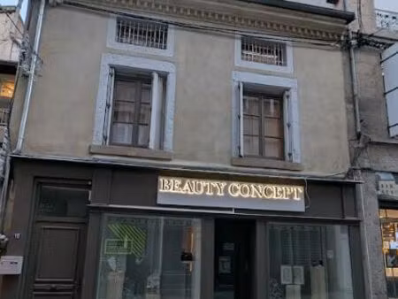 immeuble loué avec local commercial
