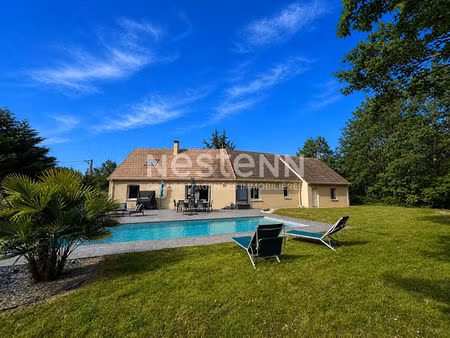 maison contemporaine 3 chambres et une mezzanine sans travaux avec garage et piscine
