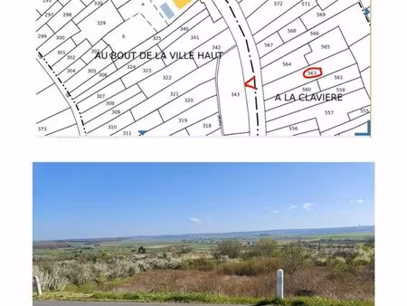 terrain 545 m² mont le vignoble