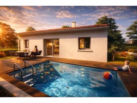 terrain avec maison neuve à vendre