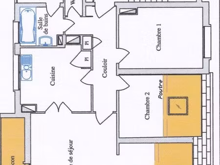 appartement t2 bis