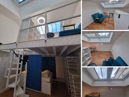 atelier d'artiste en duplex rénové sur cour – paris 6e