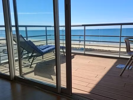 appartement t3 face mer la baule escoublac centre ville