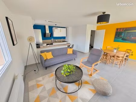 appartement t4 86 m² entièrement rénové  lumineux avec piscine