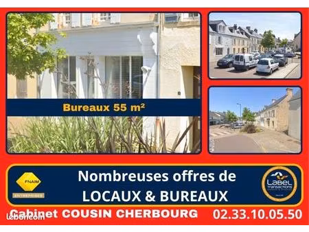 bureaux 55 m²