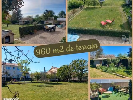 maison 100m2 t6 terrain de 960m2 aux portes de cholet