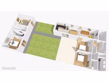 location avenue pasteur / meublé / 4 chambres