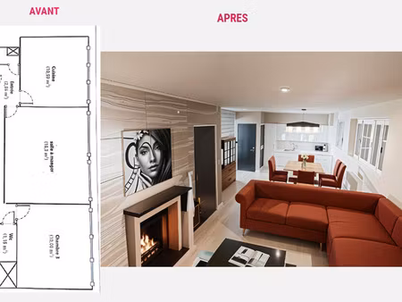 appartement 4 pièces - 77 m²