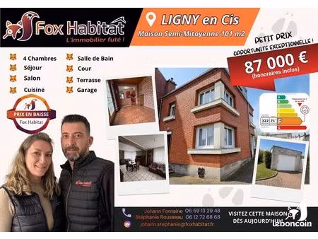 maison de village 6 pièces 101 m²