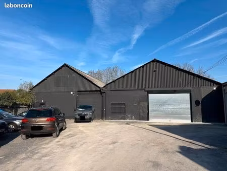 local d’activité 320 m2 – entrepôt + bureaux – lille euratechnologies