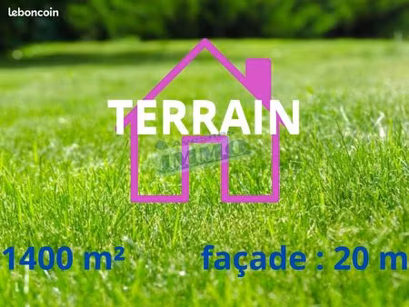 terrain 1400 m² saulty
