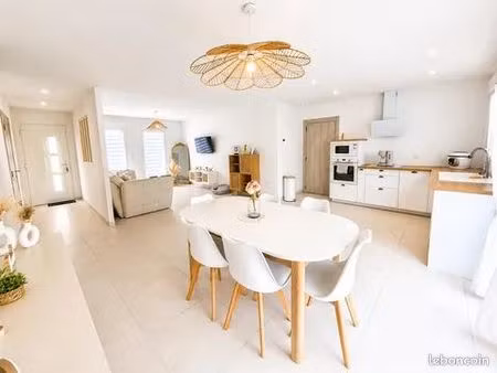 alerte : plain pied neuf  92m2  3 chambres  cour expo sud  à guines