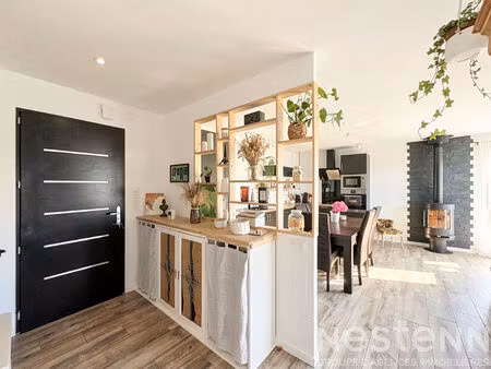 maison de plain-pied - 90m² - 4 chambres - garage - jardin clos ; branderion.