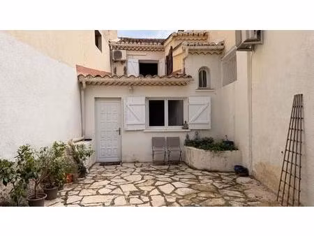 maison de charme avec cour style hacienda à mérindol- jardin