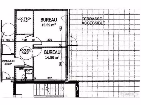 bureaux 49 m² cournon-d'auvergne