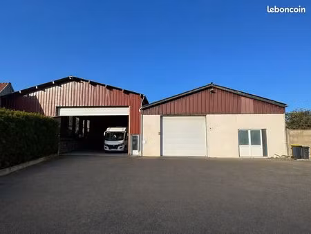 grand hangar 290 m² – activité pro / stockage – izel-lès-hameau