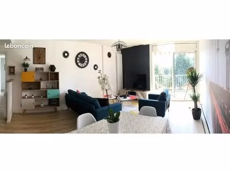 appt 5p 95m² loué en coloc - rentabilité 8% - garage + parking + cave - université pau