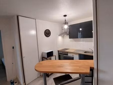 f2 meublé et refait à neuf  terrasse et garage