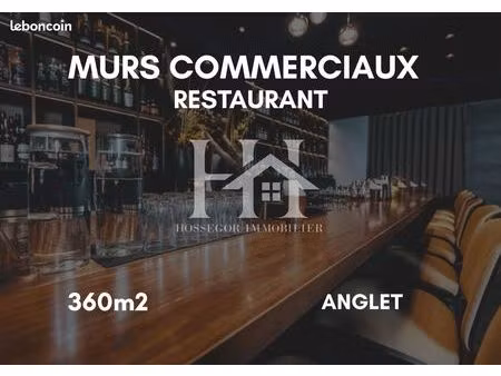 murs commerciaux 360 m² anglet