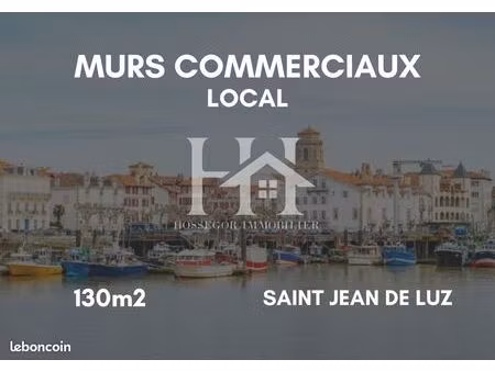 murs commerciaux 130 m² saint-jean-de-luz