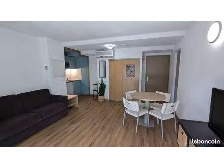 studio – 27 m² – rez-de-chaussée avec terrasse – idéal investissement – vernet-les-bains