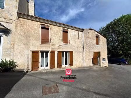 plassac   tout près de blaye : maison en pierre 149 m2 - cuisine indépendante aménagée et 